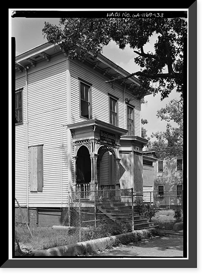 Savannah Victorian Historic District, Bounded by Gwinnett, East Broad, West Broad Street, Savannah, Chatham County, GA - 133, Historic Reproduction