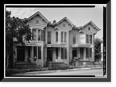 Savannah Victorian Historic District, Bounded by Gwinnett, East Broad, West Broad Street, Savannah, Chatham County, GA - 216, Antique Poster
