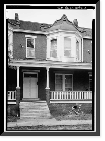 Savannah Victorian Historic District, 414-416 East Waldburg Street (House), Savannah, Chatham County, GA - 3, Vintage Poster