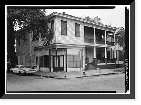 Savannah Victorian Historic District, 301-305 West Duffy Street (House), Savannah, Chatham County, GA, Antique Wall Art