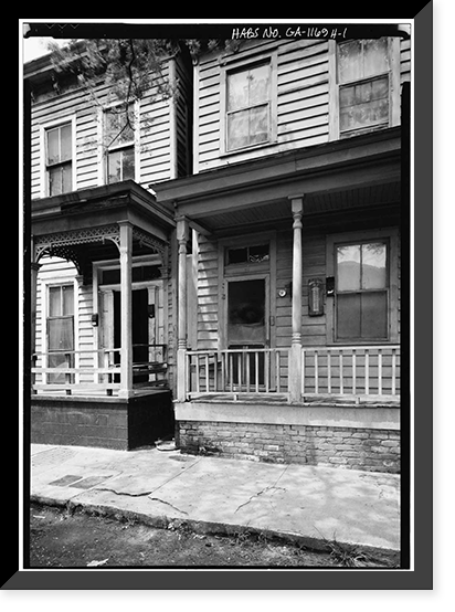 Savannah Victorian Historic District, 210-212 West Henry Street (House), Savannah, Chatham County, GA, Antique Wall Art