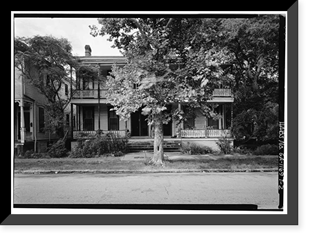 Savannah Victorian Historic District, 404-410 East Duffy Street (House), Savannah, Chatham County, GA - 2 Classic, Antique Poster
