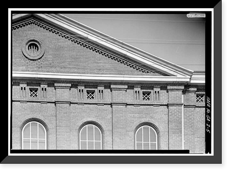Central of Georgia Railway, Passenger Station & Train Shed, Corner of Louisville (Railroad) Road & West Broad, Savannah, Chatham County, GA - 5 Classic, Vintage Poster