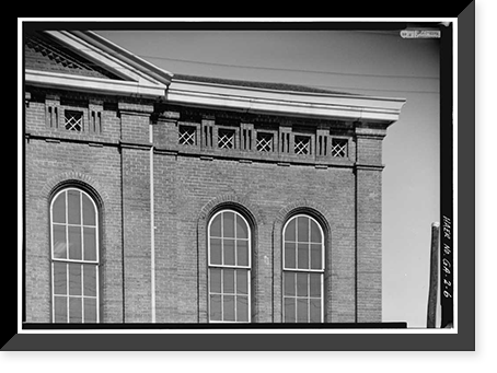 Central of Georgia Railway, Passenger Station & Train Shed, Corner of Louisville (Railroad) Road & West Broad, Savannah, Chatham County, GA - 6, Vintage Poster
