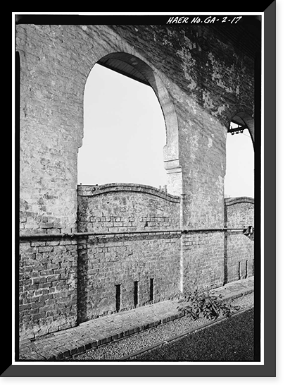 Central of Georgia Railway, Passenger Station & Train Shed, Corner of Louisville (Railroad) Road & West Broad, Savannah, Chatham County, GA - 17, Vintage Wall Art