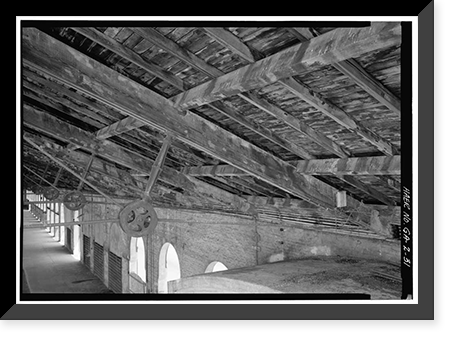Central of Georgia Railway, Passenger Station & Train Shed, Corner of Louisville (Railroad) Road & West Broad, Savannah, Chatham County, GA - 30 Classic, Antique Wall Art