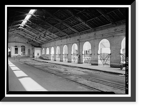 Central of Georgia Railroad, Passenger Station & Train Shed, 301 West Broad Street, Savannah, Chatham County, GA - 3, Historic Reproduction