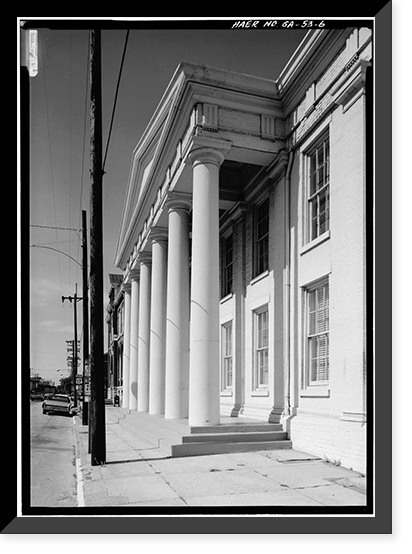 Central of Georgia Railway, Gray Building, 227 West Broad Street, Savannah, Chatham County, GA - 6 Classic, Antique Wall Art