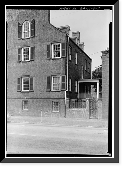 Isaiah Davenport House, 324 East State Street, Savannah, Chatham County, GA - 9, Historic Print
