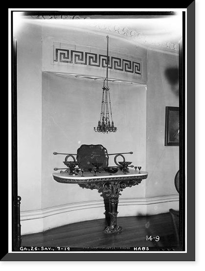 Richardson-Maxwell-Owen-Thomas House, 124 Abercorn Street, Savannah, Chatham County, GA - 19, Vintage Poster