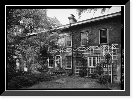 Mercer-Wilder House, Carriage House, 429 Bull Street, Savannah, Chatham County, GA, Antique Wall Art