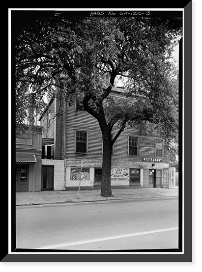 Stephen B. Williams House, 128 West Liberty Street, Savannah, Chatham County, GA - 3, Historic Reproduction