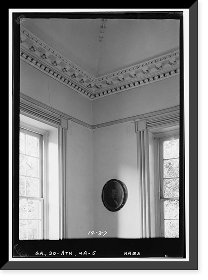 University of Georgia, Demosthenian Hall, Athens, Clarke County, GA - 5, Historic Print