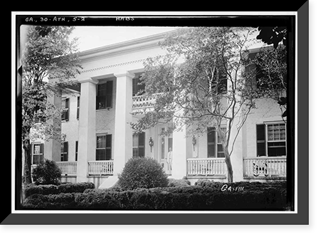 Ross Crane House, Pulaski & Washington Streets, Athens, Clarke County, GA - 2, Vintage Wall Art