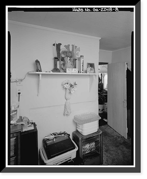 Historic Framed Print, 620 North Wilkinson Street (House), Milledgeville, Baldwin County, GA - 8,  17-7/8" x 21-7/8"