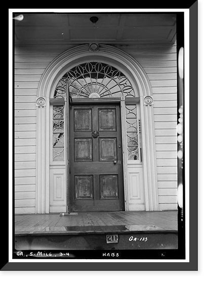 Williams-Orme-Crawford House, 211 Liberty Street, Milledgeville, Baldwin County, GA - 4, Vintage Poster