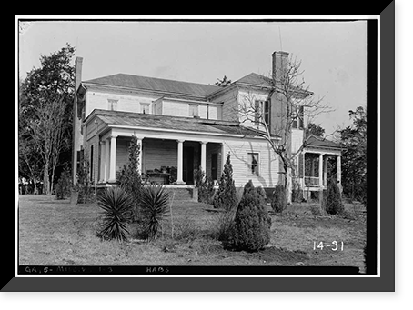 Antique Architecture - Milledgeville vicinity, Georgia - Westover, Old (1)