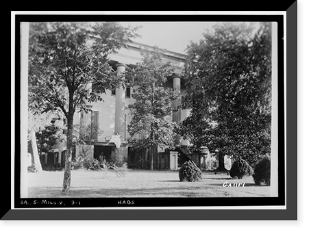 Daniel R. Tucker House, Milledgeville vicinity, Baldwin County, GA, Antique Wall Art