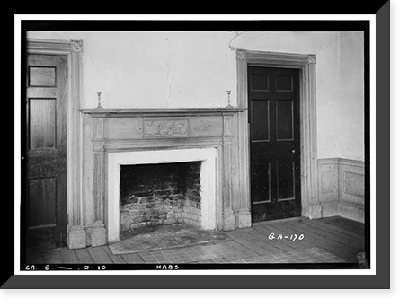 Boykin Hall, Milledgeville vicinity, Baldwin County, GA - 10, Vintage Wall Art
