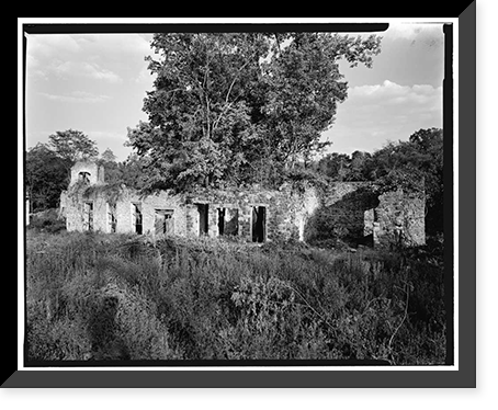 Pearle Cotton Mill & Dam, Elbert County Road 245, Elberton vicinity, Elbert County, GA - 8, Vintage Print