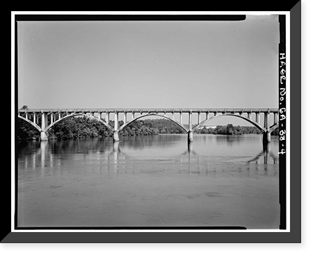 Georgia-Carolina Memorial Bridge, State Highway 72, Elberton vicinity, Elbert County, GA - 4, Historic Reproduction
