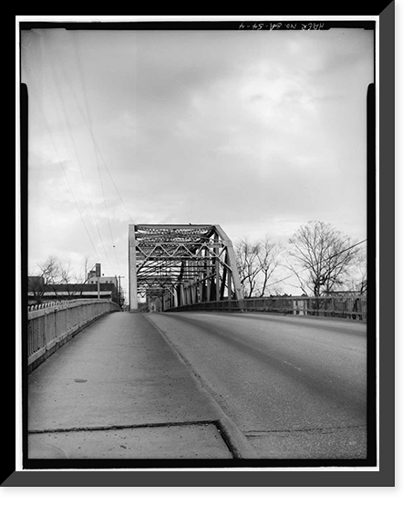 Second Avenue Bridge, Spanning Oostanaula on State Route 101 (Second Ave, Rome, Floyd County, GA - 4, Vintage Print