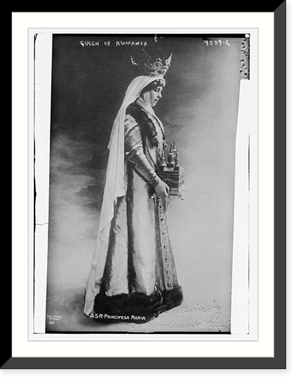 Queen of Rumania - 6, Antique Print