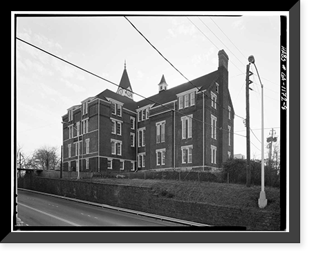 Atlanta University, Stone Hall, Morris Brown College Campus, Atlanta, Fulton County, GA - 8, Vintage Print