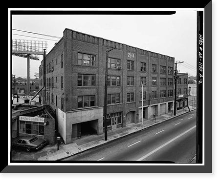 Herndon & Atlantic Life Building, 229-243 Auburn Avenue, Atlanta, Fulton County, GA - 2, Historic Reproduction