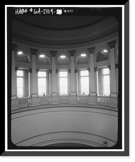 Georgia State Capitol, Capitol Square, Atlanta, Fulton County, GA - 207, Historic Print