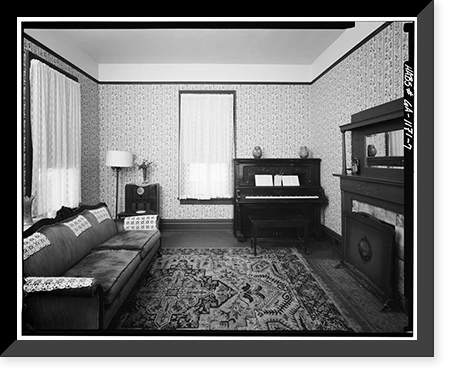 Martin Luther King Jr. Birth Home, 501 Auburn Avenue, Atlanta, Fulton County, GA - 7 Classic, Antique Print