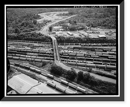 Marietta Road Bridge, Marietta Road, Spanning Inman Railroad Yards, Atlanta, Fulton County, GA, Antique Wall Art
