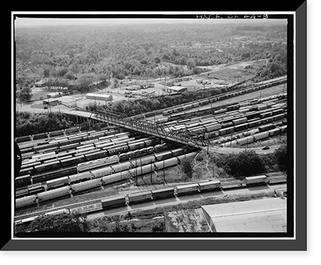 Marietta Road Bridge, Marietta Road, Spanning Inman Railroad Yards, Atlanta, Fulton County, GA - 9, Vintage Print