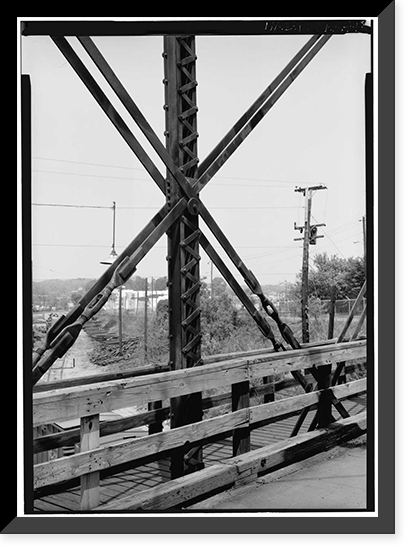 Marietta Road Bridge, Marietta Road, Spanning Inman Railroad Yards, Atlanta, Fulton County, GA - 18, Antique Wall Art