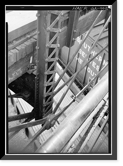 Marietta Road Bridge, Marietta Road, Spanning Inman Railroad Yards, Atlanta, Fulton County, GA - 20, Antique Wall Art
