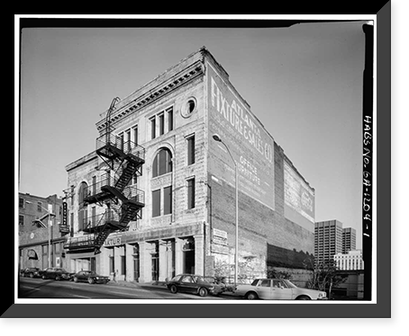Atlanta Fixtures Building, 102-106 Pryor Street, Atlanta, Fulton County, GA Classic, Antique Print