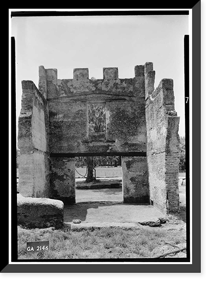 Fort Frederica, Barracks (Ruins), Saint Simons Island, Glynn County, GA - 7, Antique Poster