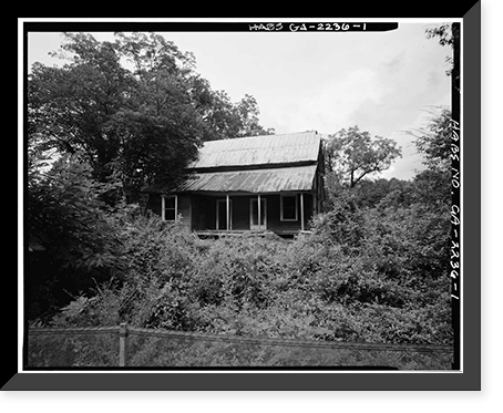 Benjamin Holmes Farm, 1458 Dogwood Road, Snellville vicinity, Gwinnett County, GA, Historic Print
