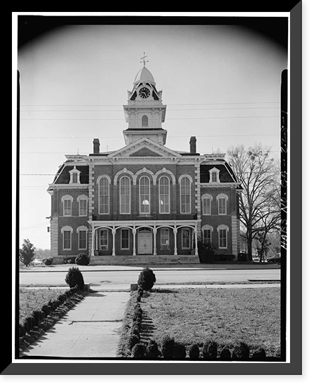 Hancock County Courthouse, Town Square, Sparta, Hancock County, GA, Historic Print