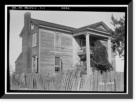 John Davidson House, Whitesville vicinity, Harris County, GA, Antique Wall Art