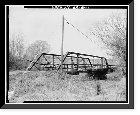 Woody Allen Road Bridge, Spanning Oothalooga Creek at County Road 316, Adairsville vicinity, Bartow County, GA, Antique Wall Art