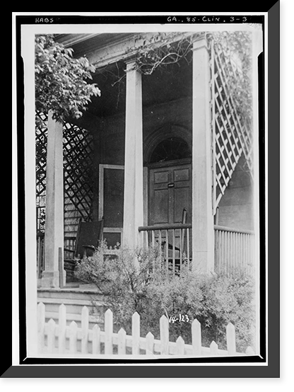 Johnson House, Clinton, Jones County, GA - 3, Antique Poster