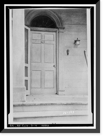 Johnson House, Clinton, Jones County, GA - 4, Vintage Wall Art