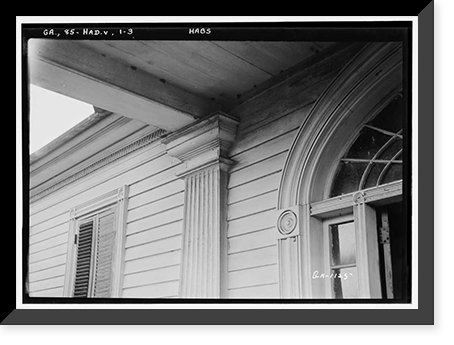 Blount House, (moved to Newnan vicinity, GA), Haddock vicinity, Jones County, GA - 2 Classic, Vintage Poster