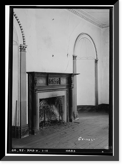 Blount House, (moved to Newnan vicinity, GA), Haddock vicinity, Jones County, GA - 10, Antique Poster