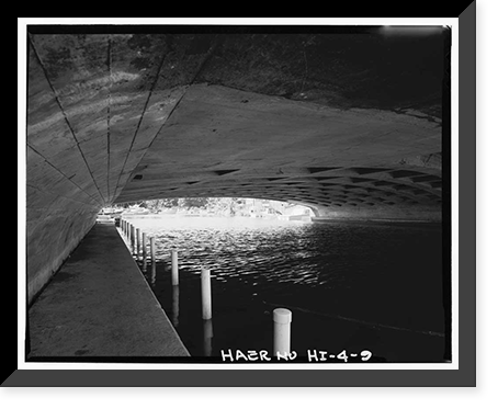 Wailoa Bridge, Spanning Wailoa River at Kamehameha Avenue, Hilo, Hawaii County, HI - 9, Historic Reproduction