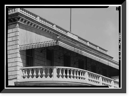 Historic Framed Print, Old Post Office, Merchant & Bethel Streets, Honolulu, Honolulu County, HI - 3,  17-7/8" x 21-7/8"
