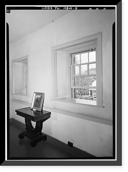 Historic Framed Print, Chamberlain House, King & Kawaiahao Streets, Honolulu, Honolulu County, HI - 9,  17-7/8" x 21-7/8"