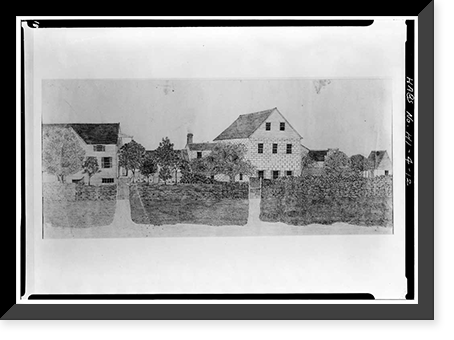 Historic Framed Print, Chamberlain House, King & Kawaiahao Streets, Honolulu, Honolulu County, HI - 12,  17-7/8" x 21-7/8"