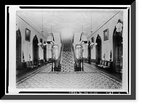 Iolani Palace, King & Richards Streets, Honolulu, Honolulu County, HI - 55, Vintage Poster